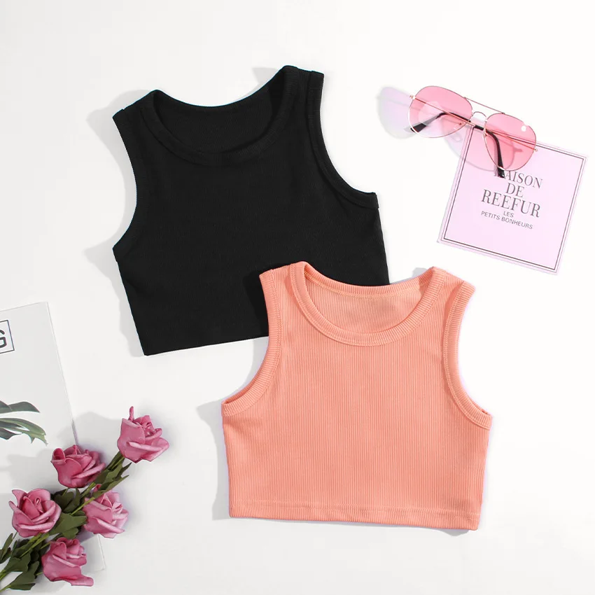 Summer Clothing Toddler - 여아용 민소매 티셔츠, 재즈 베이비 탱크