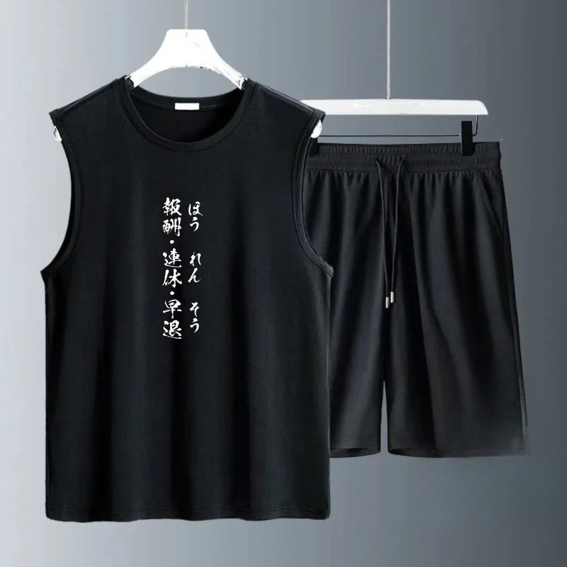 Summer Clothing - 남성용 탱크탑 세트 2026 여름 빠른