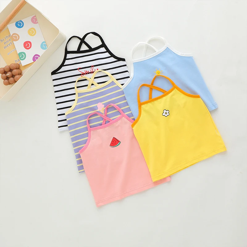 Summer Clothing Toddler - 아동 여름옷 여아 귀여운 만화 탱크탑