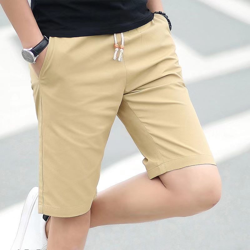 Summer Clothing Deals - 젤리타인 남성 코튼 반바지 드로스트링 버뮤다