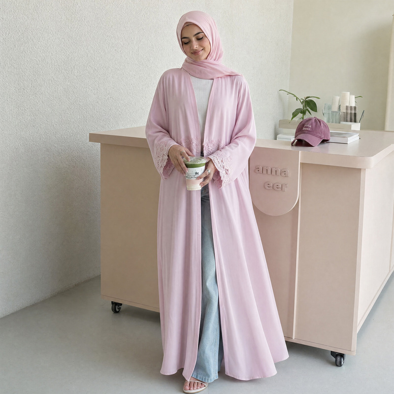 2026 자수 플로럴 무슬림 아바야 드레스 히잡 세트  - Summer Clothing Hijab 리뷰 및 가격