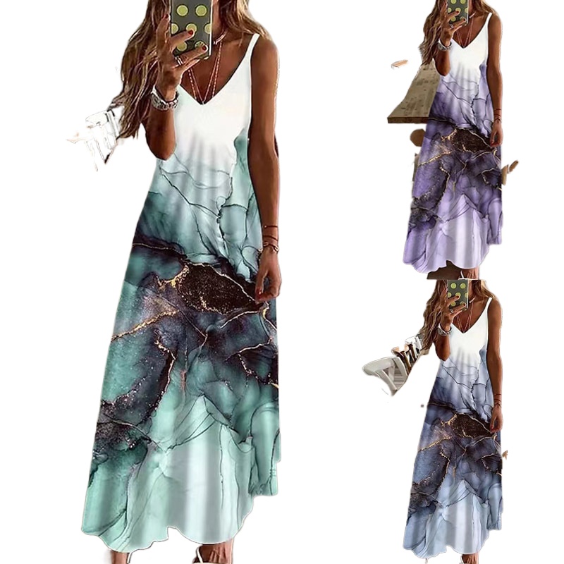 2025 크로스보더 여성 의류 여름 V넥 섹시 A라인  - Summer Clothing For 60 Year Old Woman 리뷰 및 가격