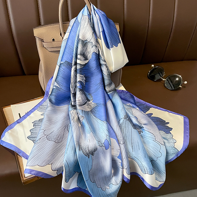2023 스페인 럭셔리 실크 스카프 브랜드 디자이너 O - Summer Clothing Hijab 리뷰 및 가격