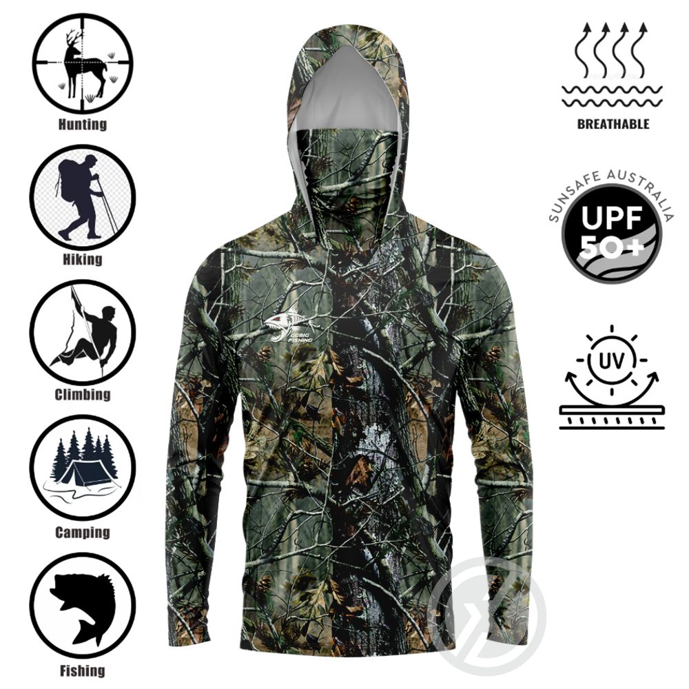 UPF50+ 후드 낚시 셔츠 내장형 페이스 가이터 3D - Summer Clothing Men 리뷰 및 가격