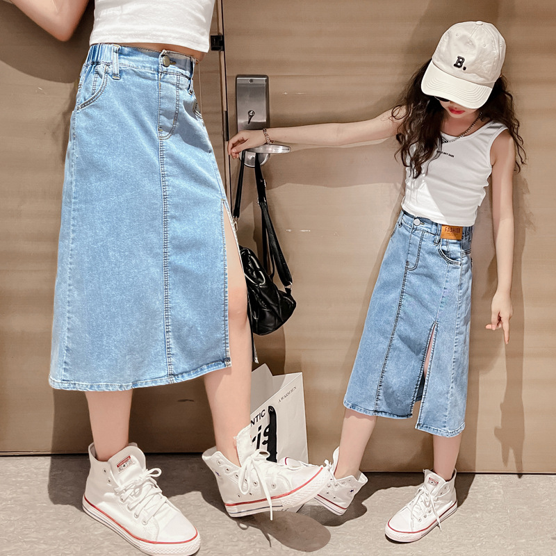 5 6 8 10 12 14 세 십대 소녀 데님 스커트  - Summer Clothing Teens 리뷰 및 가격
