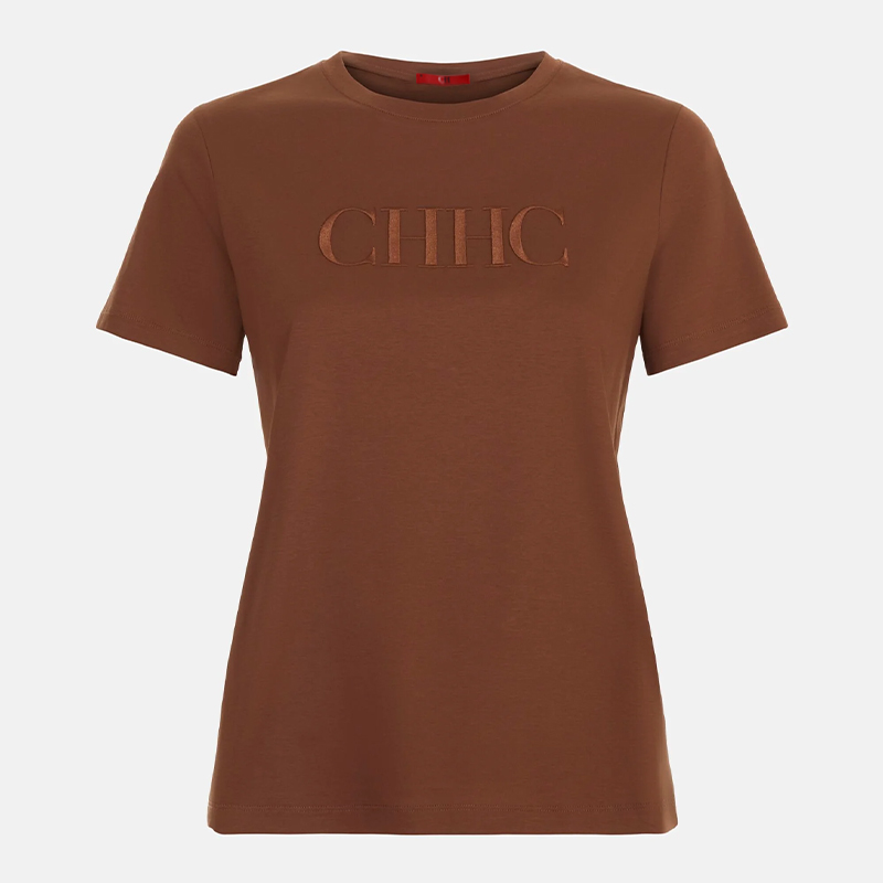 CH 여성 의류 라운드넥 캐주얼 티셔츠 CHHC 자수  - Summer Clothing For 60 Year Old Woman 리뷰 및 가격