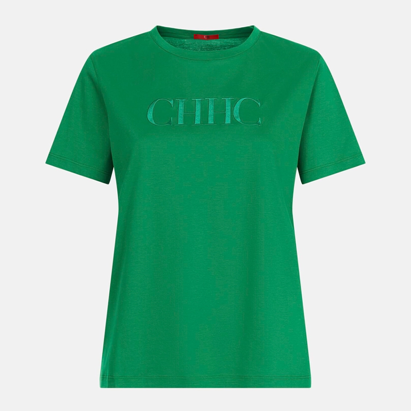 CH 여성 의류 라운드넥 캐주얼 티셔츠 CHHC 자수  - Summer Clothing For 60 Year Old Woman 리뷰 및 가격