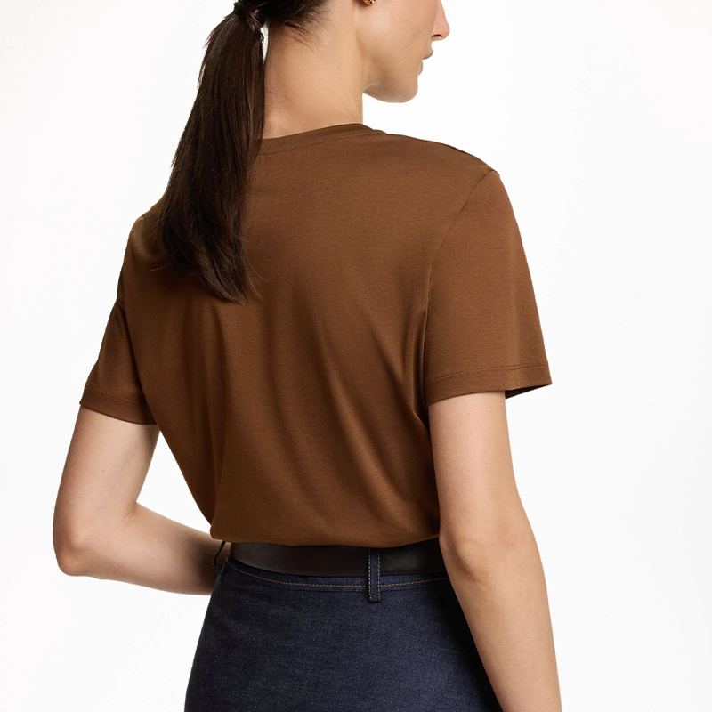 CH 여성 의류 라운드넥 캐주얼 티셔츠 CHHC 자수  - Summer Clothing For 60 Year Old Woman 리뷰 및 가격