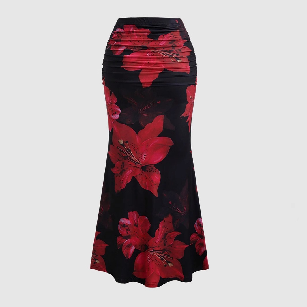 여성용 패셔너블 롱 스커트 바디콘 미디 스커트 세련된  - Summer Clothing For 60 Year Old Woman 리뷰 및 가격