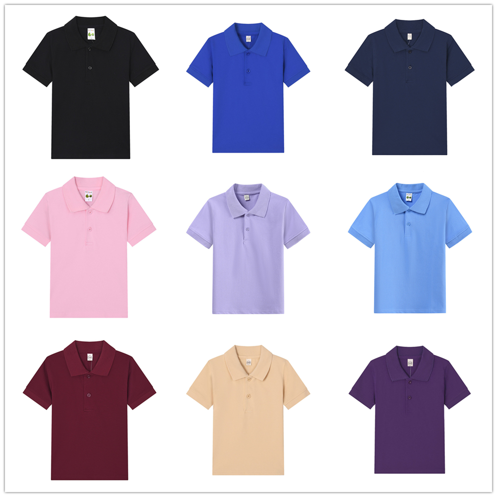 소년 폴로 셔츠 어린이 15 색 사용자 정의 로고 반팔 - Summer Clothing Teens 리뷰 및 가격