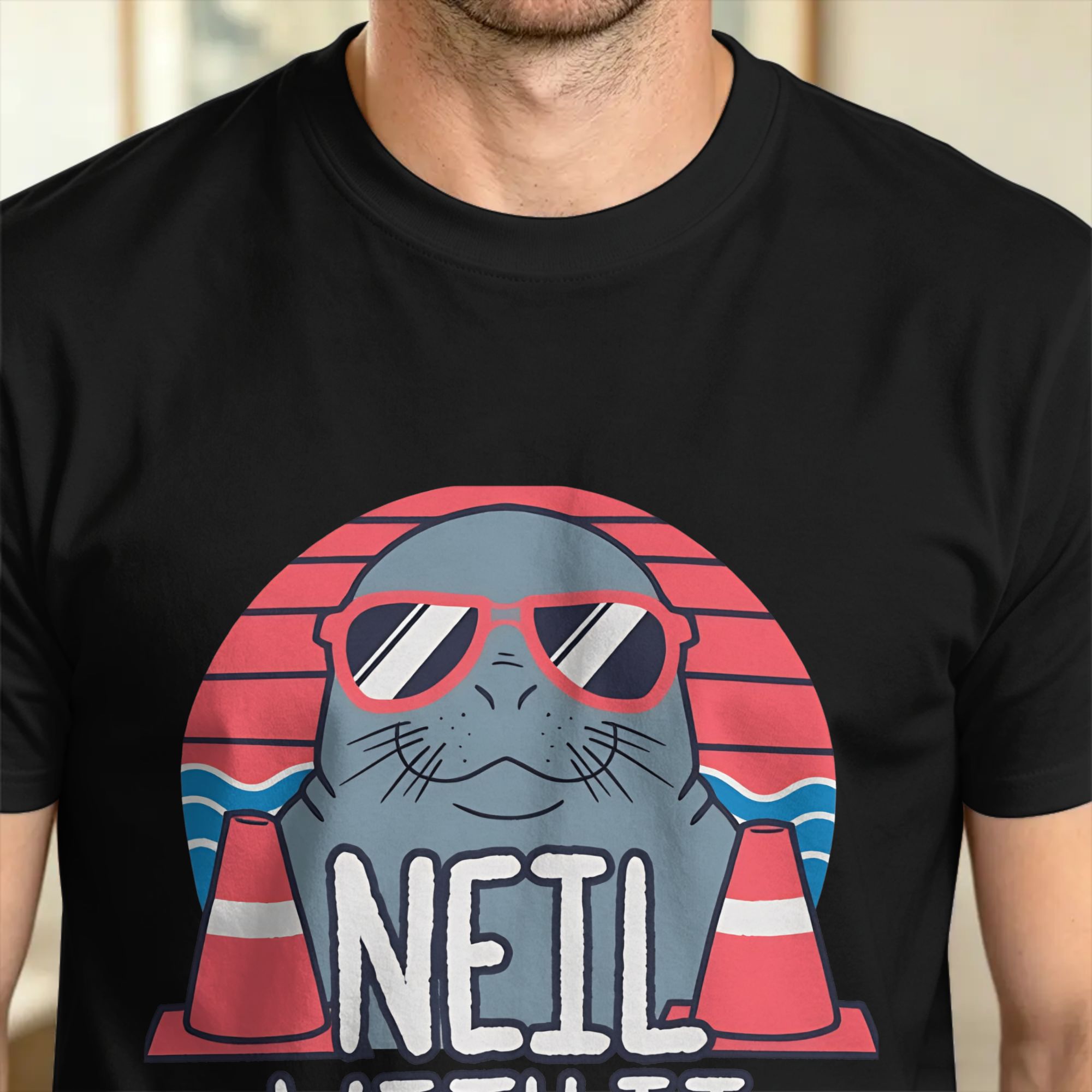 Neil the Seal Deal With It 티셔츠 - Summer Clothing Deals 리뷰 및 가격
