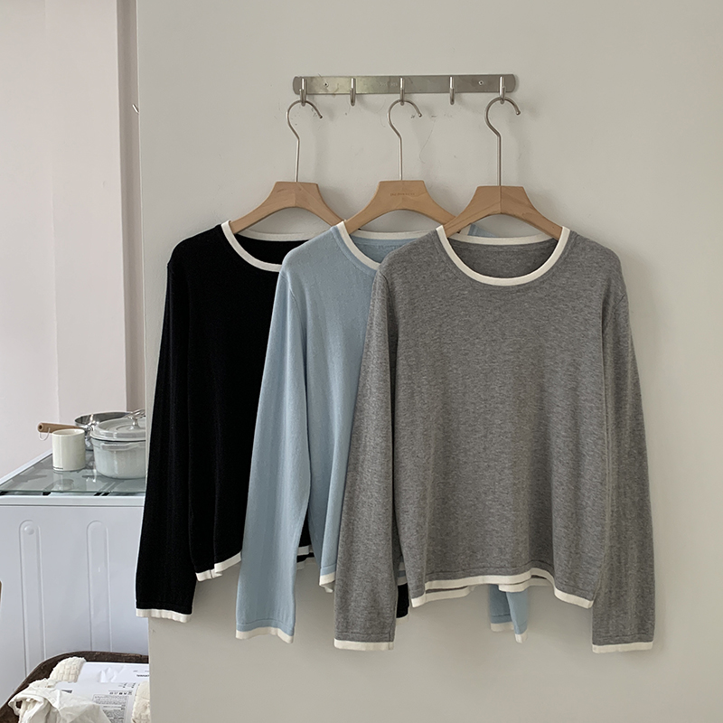 100% 면 여성용 O넥 컬러 블로킹 긴소매 셔츠 플러 - Summer Clothing Modest 리뷰 및 가격