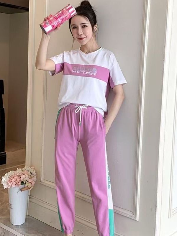 여름 신상 캐주얼 스포츠웨어 세트 루즈핏 플러스 사이즈 - Summer Clothing Wear 리뷰 및 가격