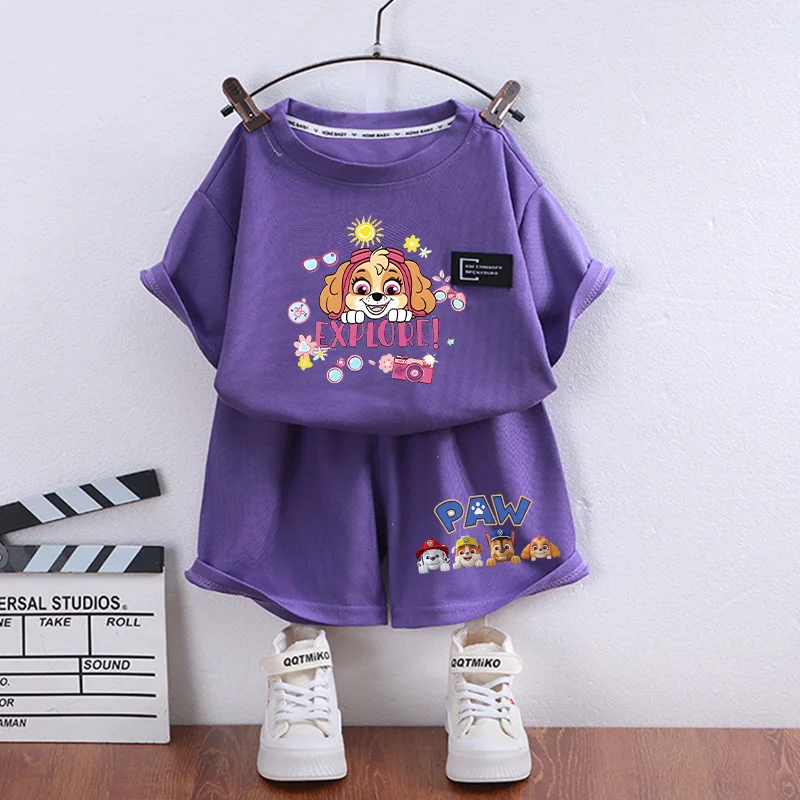 2피스 퍼피파트롤 티셔츠 체이스 스카이 아동용 반팔 반 - Summer Clothing Toddler 리뷰 및 가격