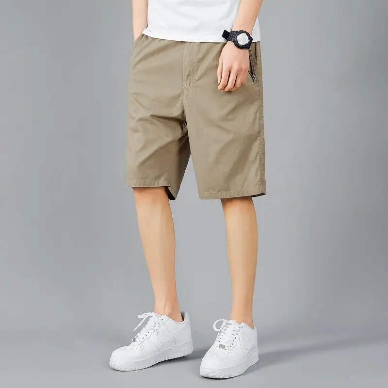 남성용 반바지 스포츠 스웨트 지퍼 배기 루즈 조거 와이 - Summer Clothing Deals 리뷰 및 가격
