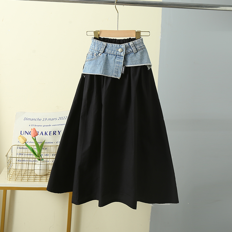 한국어 어린이 긴 패치 워크 데님 스커트 십대 소녀 우 - Summer Clothing Teens 리뷰 및 가격