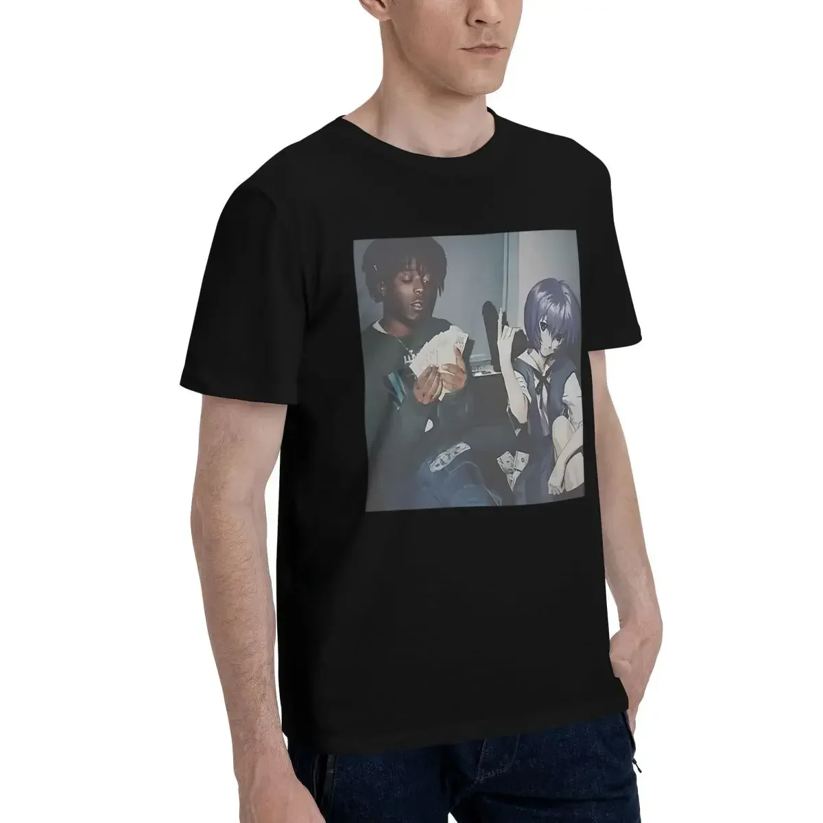 Rei Ayanami Thug Meme 100% 코튼  - Summer Clothing Deals 리뷰 및 가격