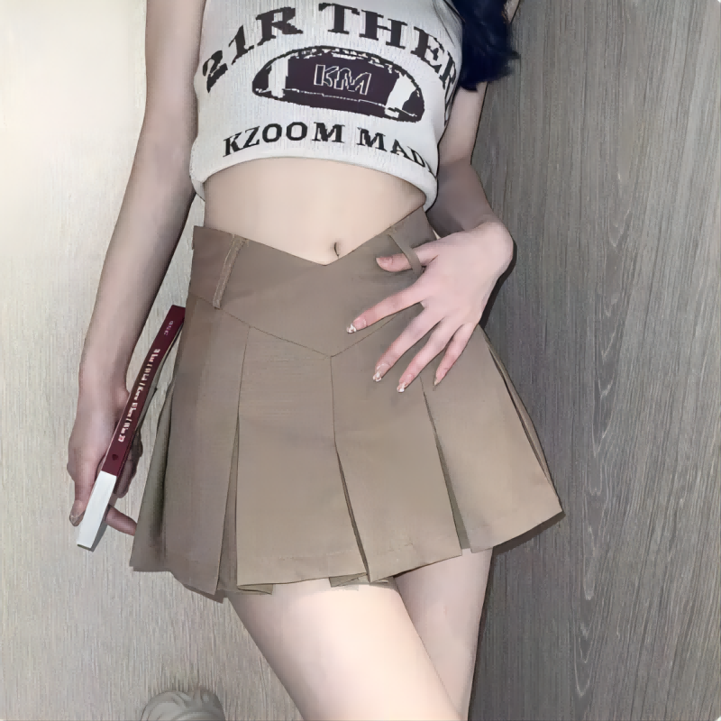 여름 신상 여성 슬림 솔리드 컬러 플리츠 숏 스커트 칼 - Summer Clothing For 60 Year Old Woman 리뷰 및 가격
