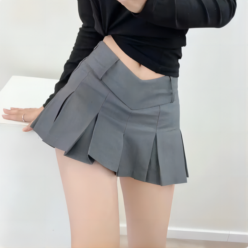 여름 신상 여성 슬림 솔리드 컬러 플리츠 숏 스커트 칼 - Summer Clothing For 60 Year Old Woman 리뷰 및 가격