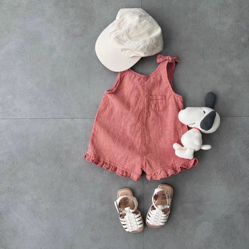 HY2831 여아 여름 롬퍼 (턱받이와 반바지 포함)  - Summer Clothing Toddler 리뷰 및 가격