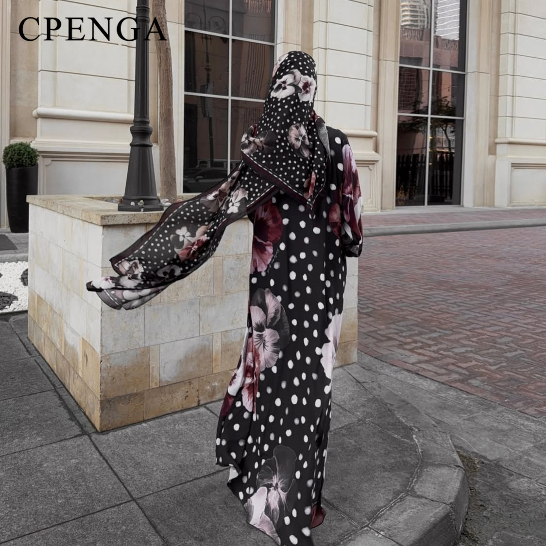 2026년 여름 투피스 플로럴 폴카 도트 프린트 히잡  - Summer Clothing Hijab 리뷰 및 가격