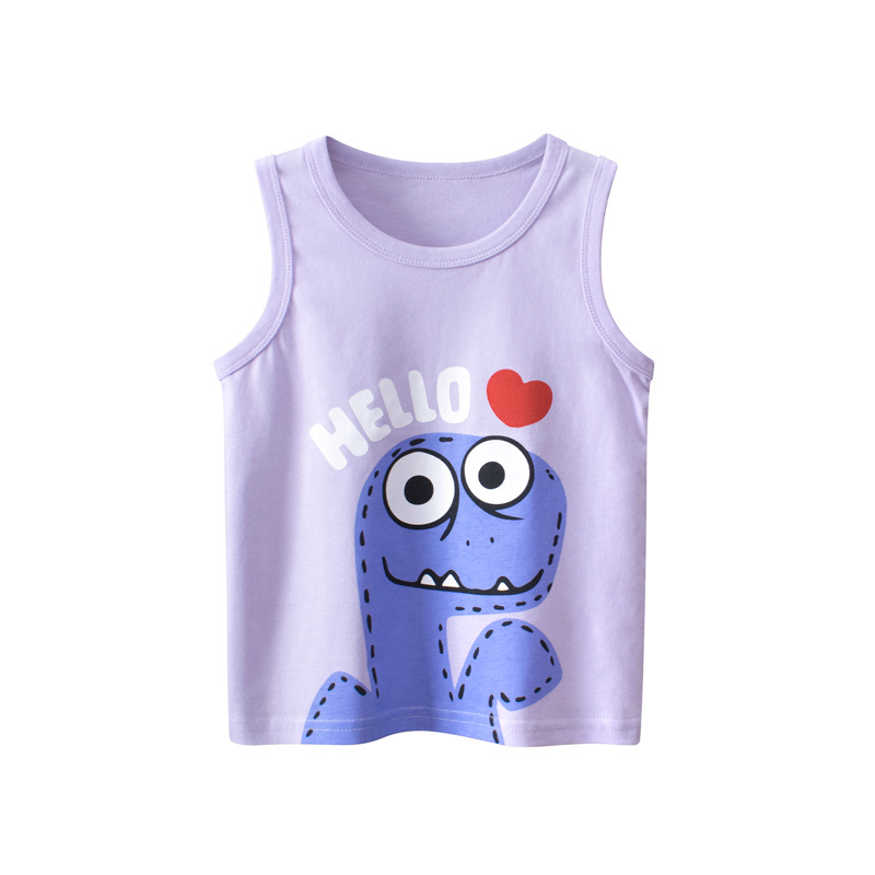 2023 여름 여아용 어린이 조끼, 100% 코튼 공룡 - Summer Clothing Toddler 리뷰 및 가격